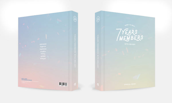 BTOB 7 Years 7 Members Photobook – Limited edition K-pop memorabilia with stunning visuals, behind-the-scenes moments, and a tribute to Melody.