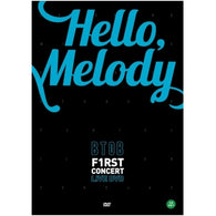 BTOB Hello Melody Concert Live 2 DVD with photobook. A special edition featuring live performances, behind-the-scenes footage, and a photobook from BTOB's concert. Perfect for collectors and fans of BTOB.