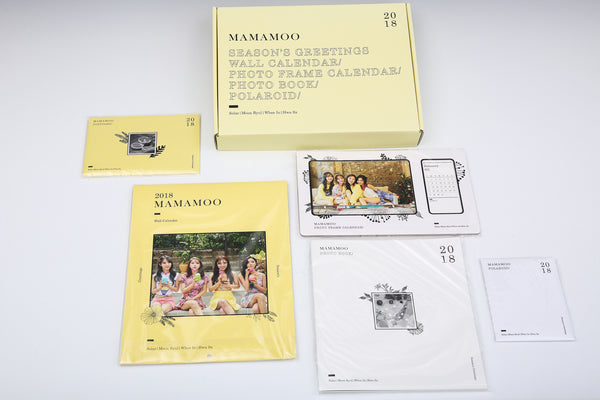 MAMAMOO 2018 Season's Greetings Solar Wheein Moonbyul Hwasa