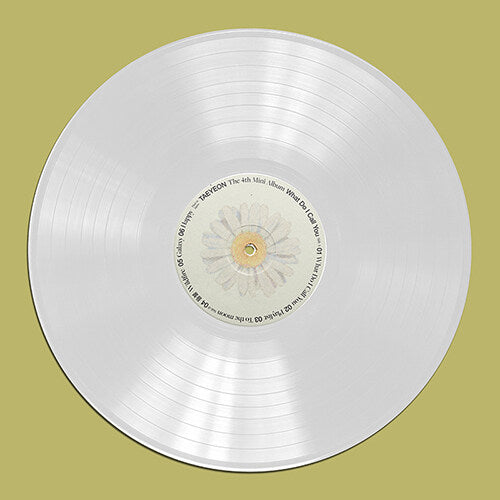 TaeYeon What Do I Call You Vinyl LP First Press Limited Edition